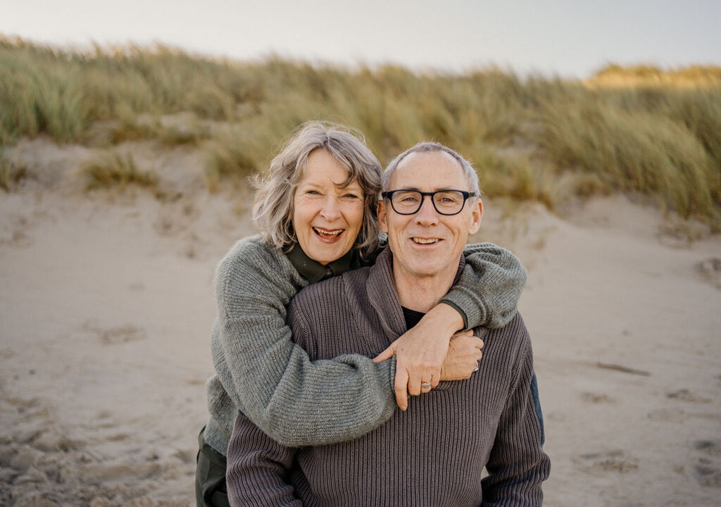 Opa en oma zeeland fotoshoot