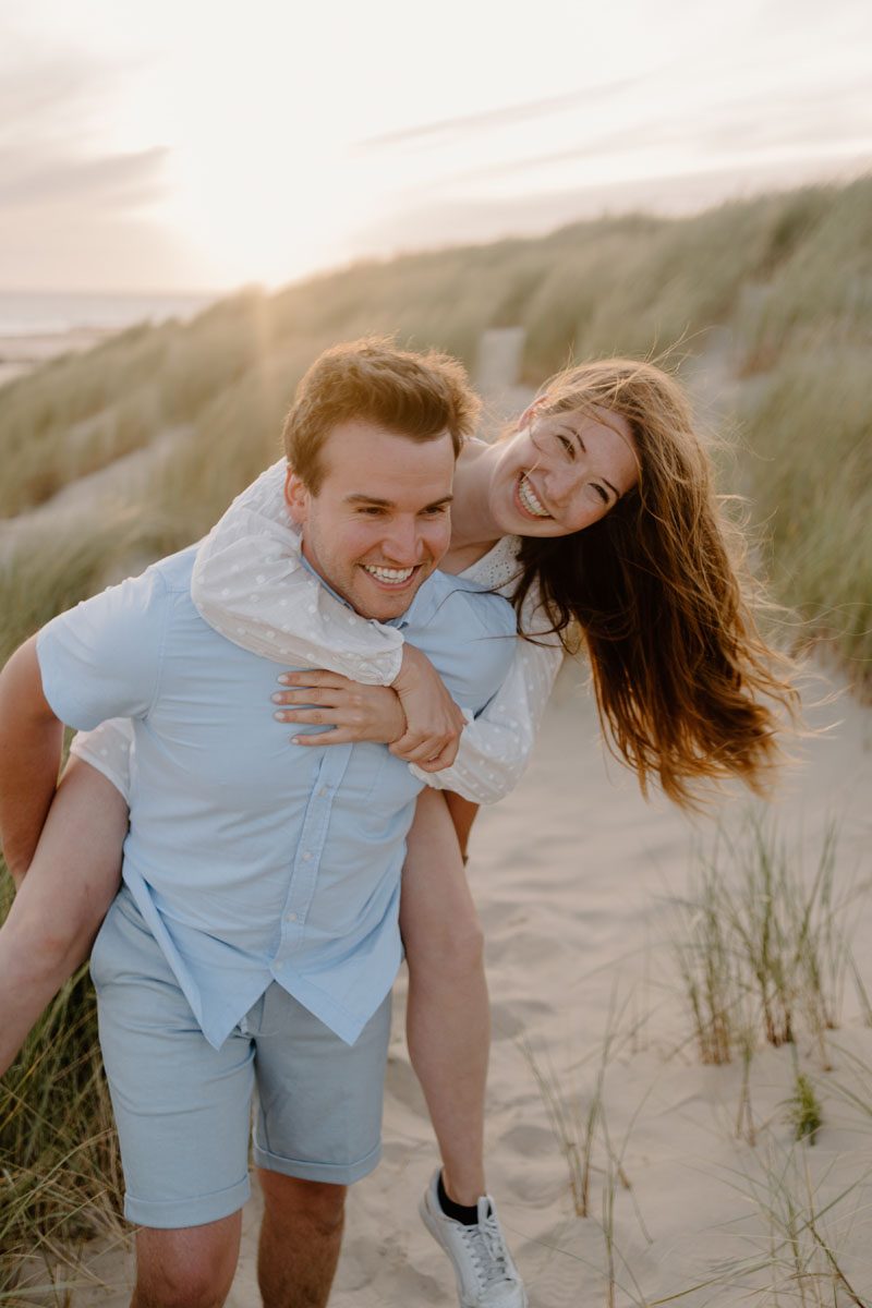 couple shoot in de duinen