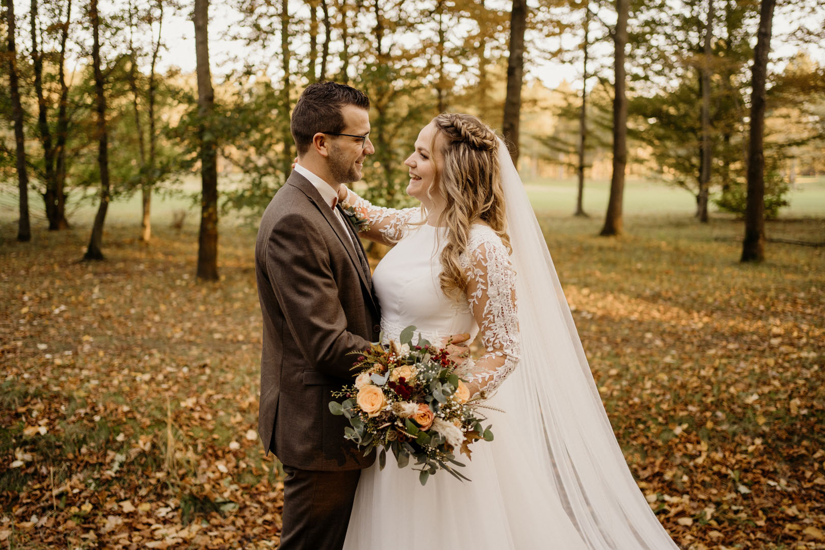 herfst trouwfotograaf