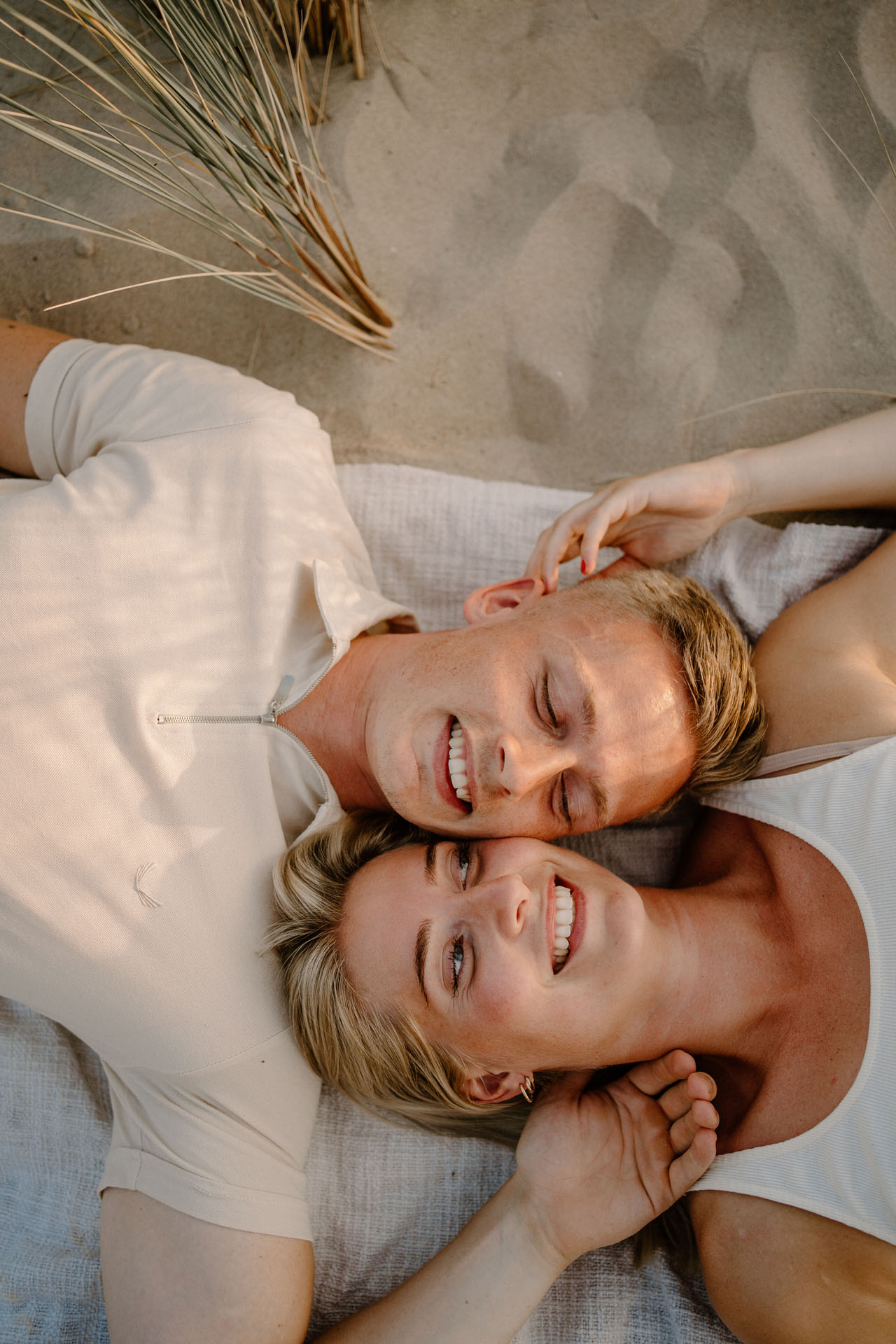 couple shoot zeeland strand